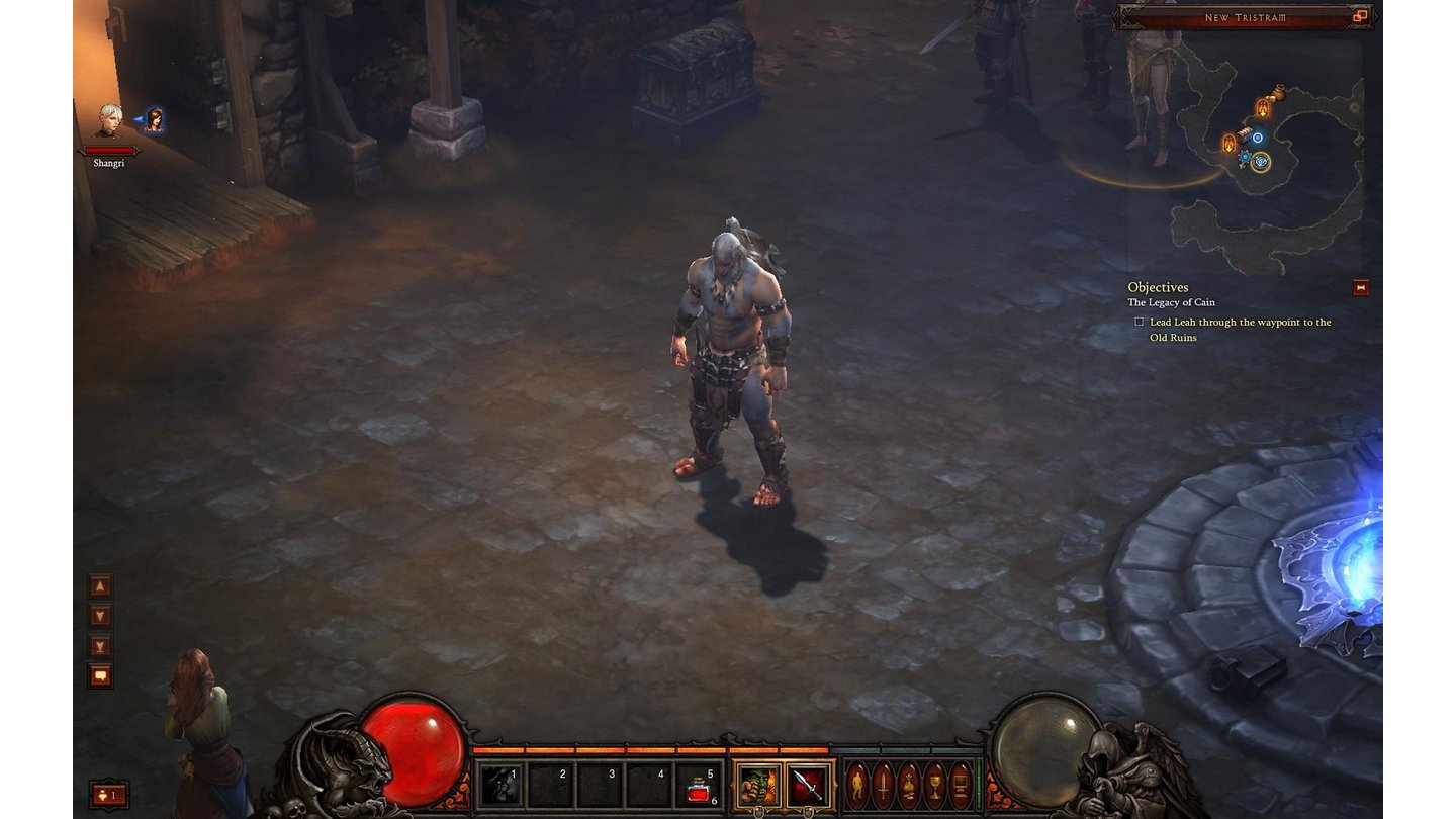 Diablo 3 Beta-PlaythroughMit den ersten gefundenen Gegenständen sehen wir nun auch nicht mehr so schäbig aus, wie noch zu Beginn.