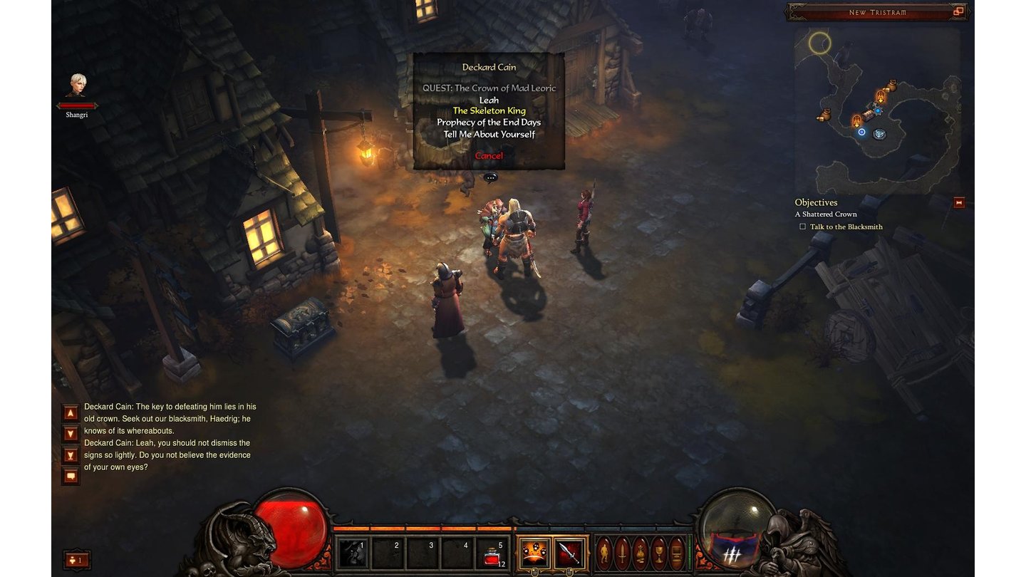 Diablo 3 Beta-PlaythroughWenn wir Zeit und Lust haben, erzählen uns die Stadtbewohnern eine Menge über die Hintergrundgeschichte von Diablo 3.