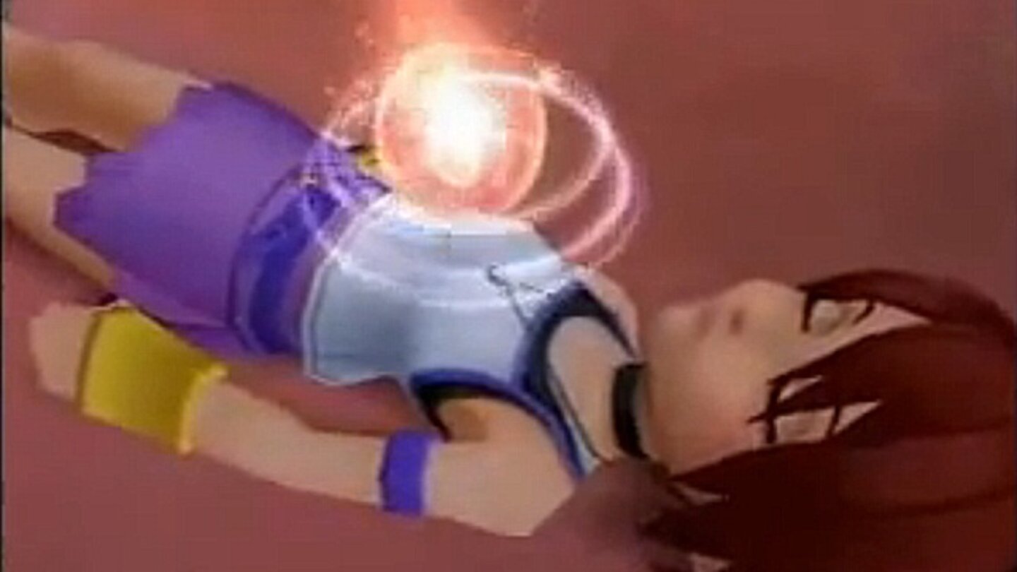 2002 - Kingdom HeartsSora schließt sein Herz auf und opfert sich damit selbst, um Kairi zu retten.