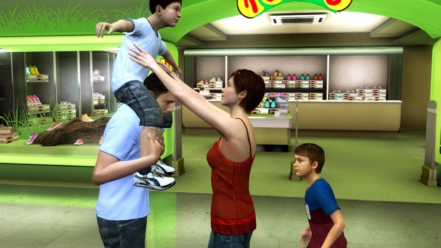 2010 - Heavy RainIn einem Moment der Unachtsamkeit verlieren wir Ethans älteren Sohn Jason aus den Augen, weswegen er von einem Auto überfahren wird.