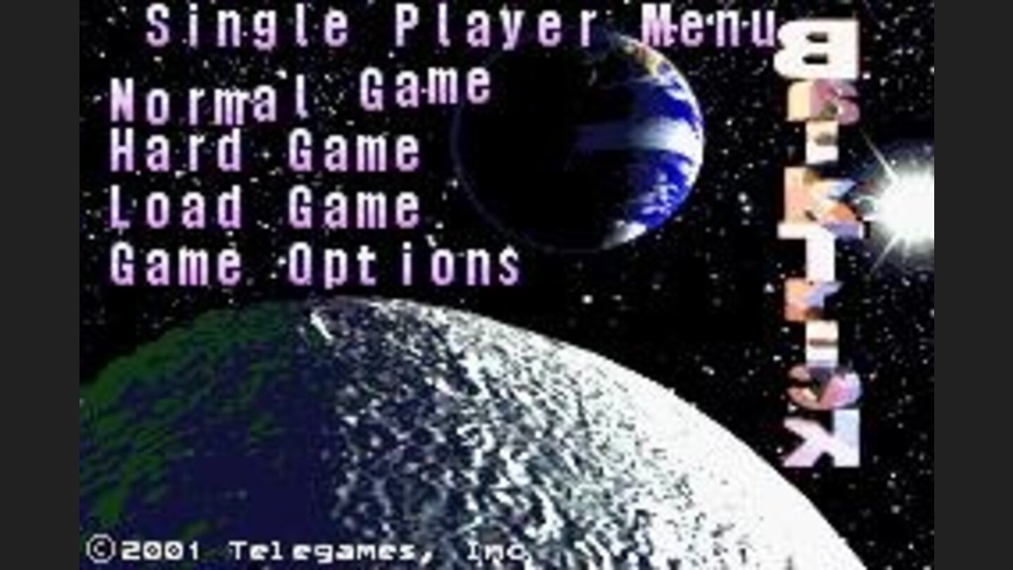 Main menu