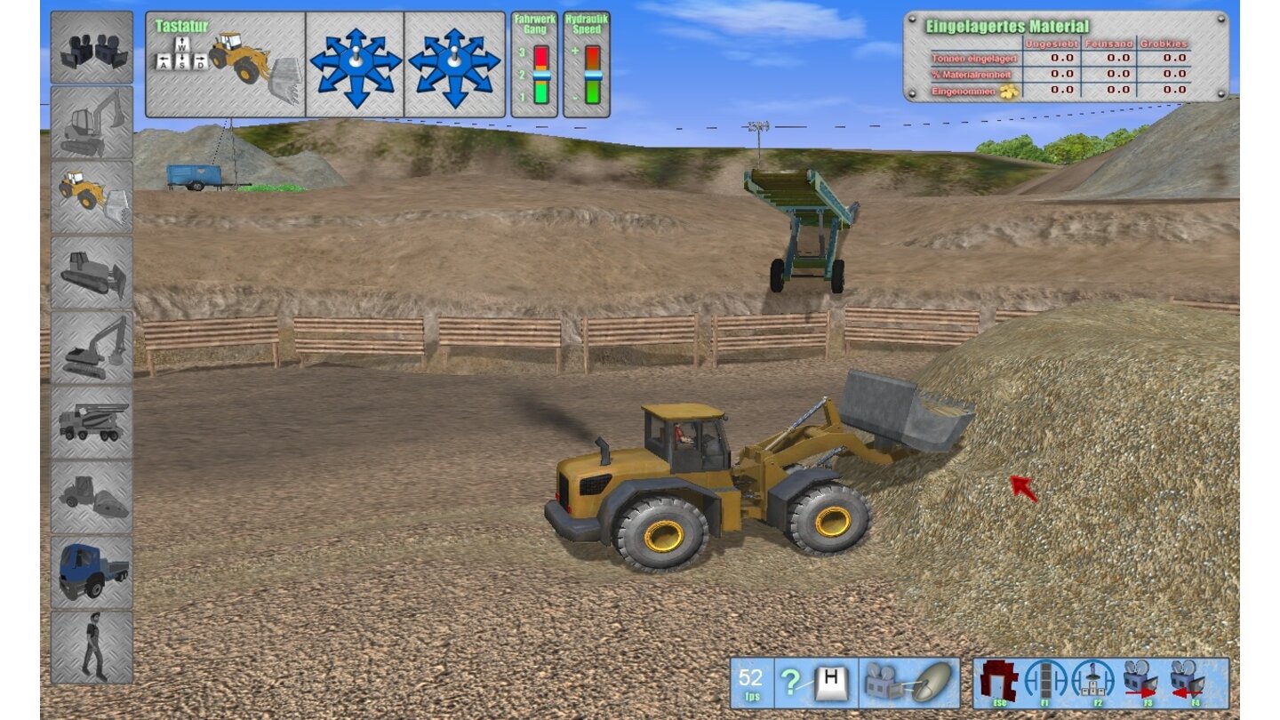 Bagger-Simulator 2011PC-Screenshots aus der Test-Version.