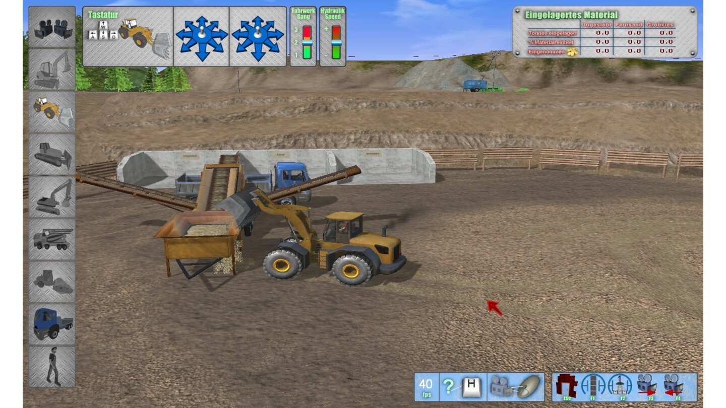 Bagger-Simulator 2011PC-Screenshots aus der Test-Version.