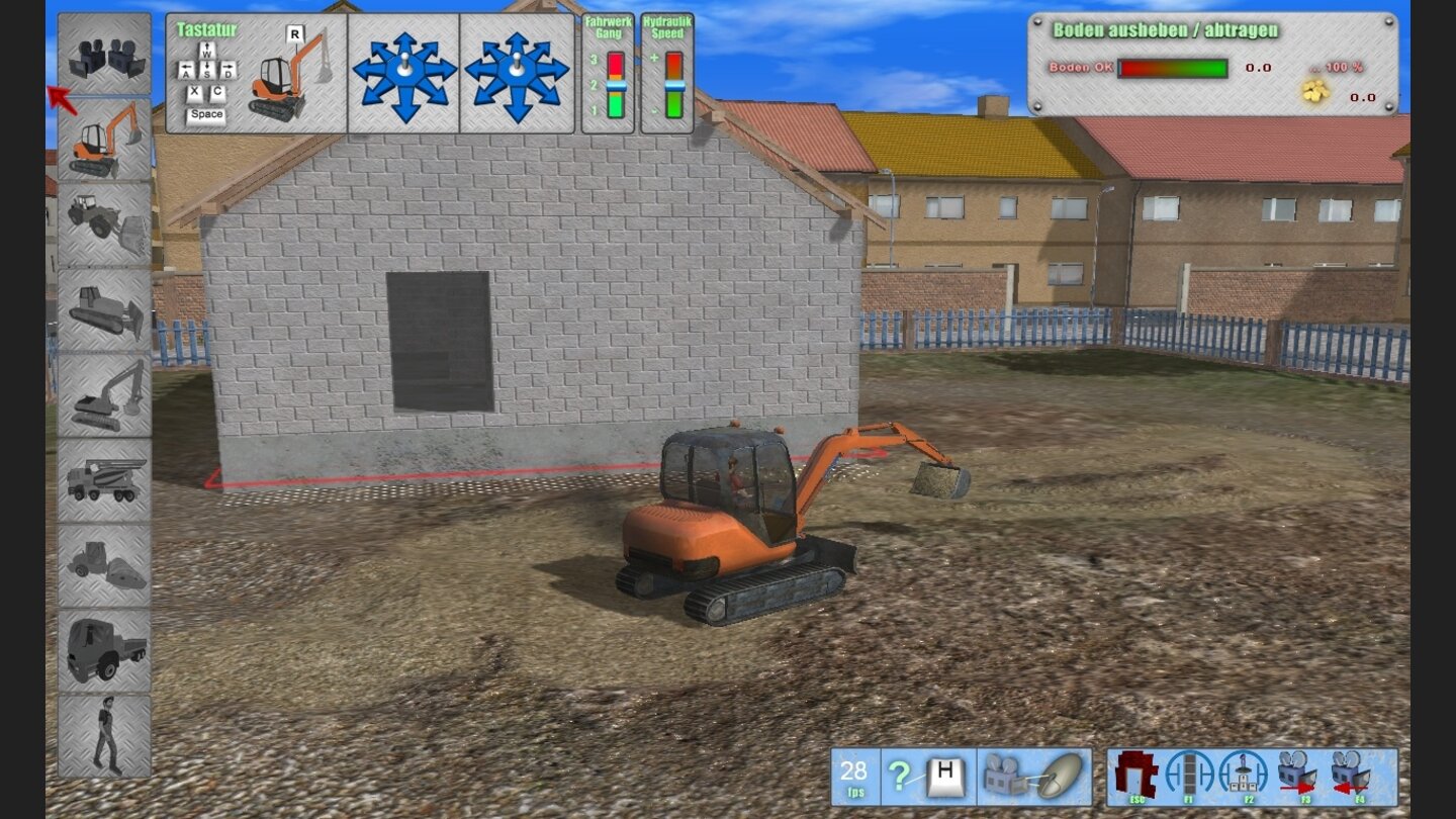 Bagger-Simulator 2011PC-Screenshots aus der Test-Version.