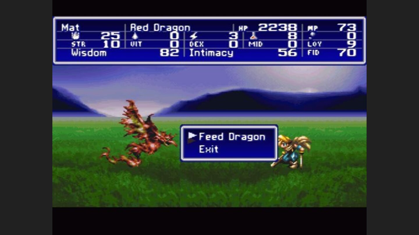 Feeding a dragon will make him more powerful, depending on the food you give him