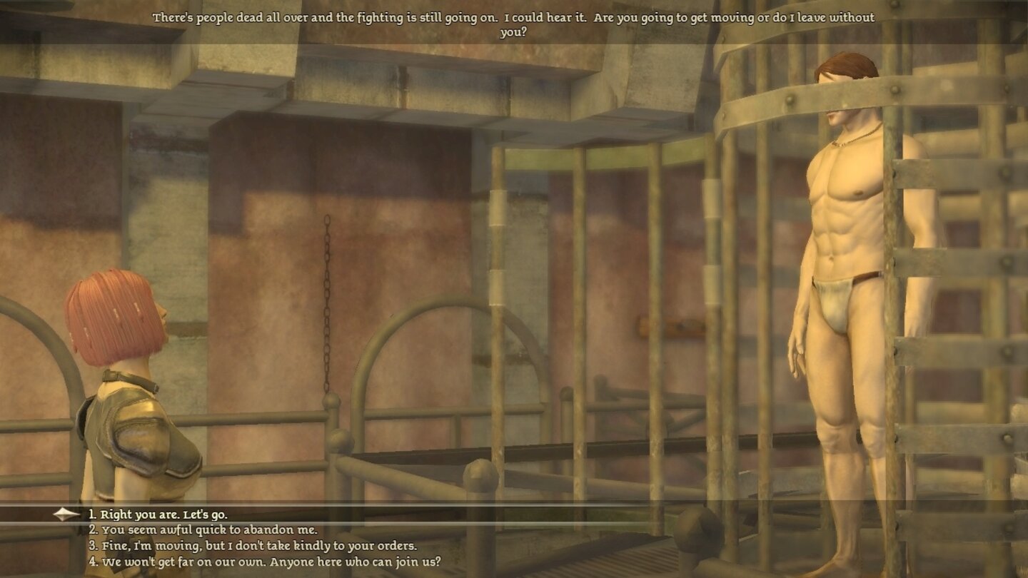 Dragon Age: Origins - Baldur's Gate 2 ReduxDie Redux-Mod präsentiert uns die gleiche Szene in der Dragon Age-Engine.