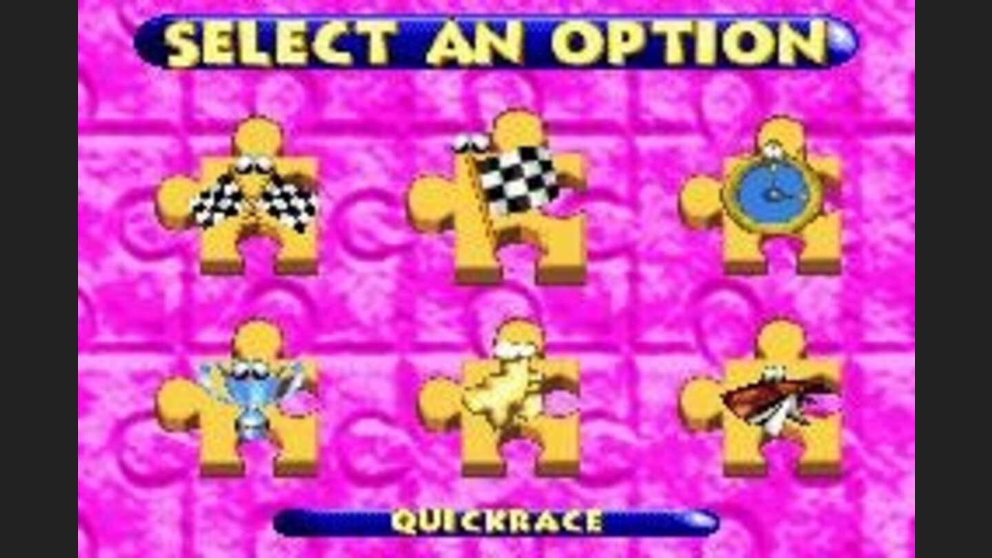 Selecting a game mode.