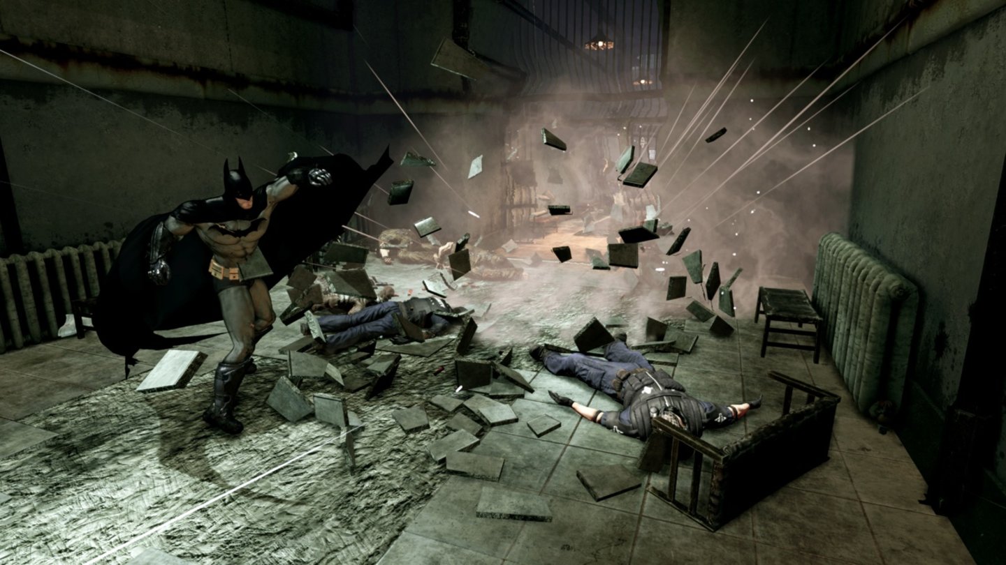 Batman: Arkham Asylum PhysX-Effekte