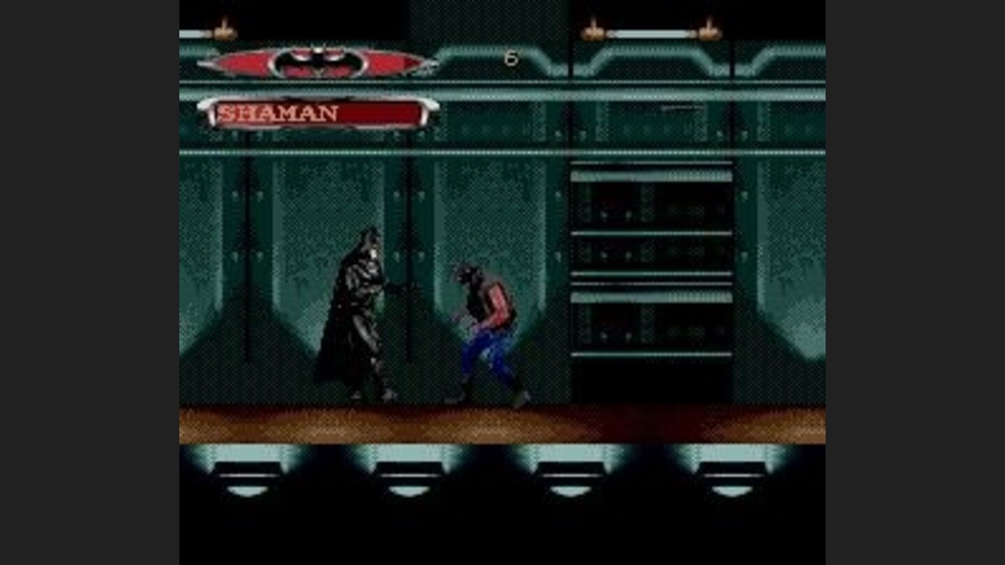 Batman against a shaman