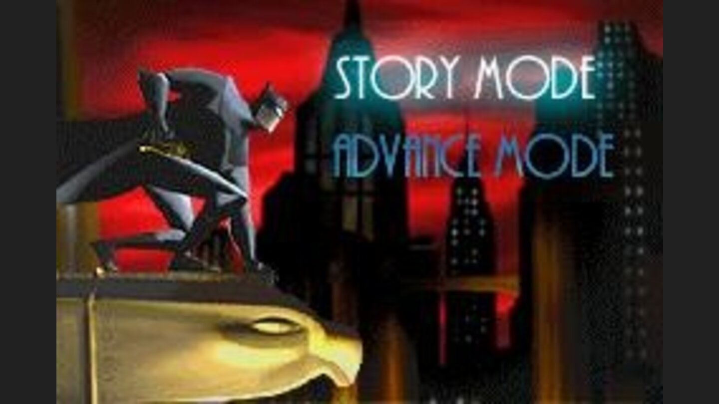 Menu screen.