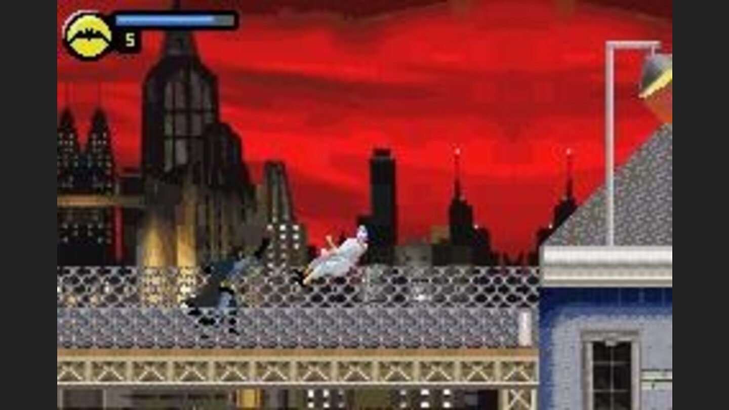 Use punches or kicks to knock out the bad guys who appear in your way.