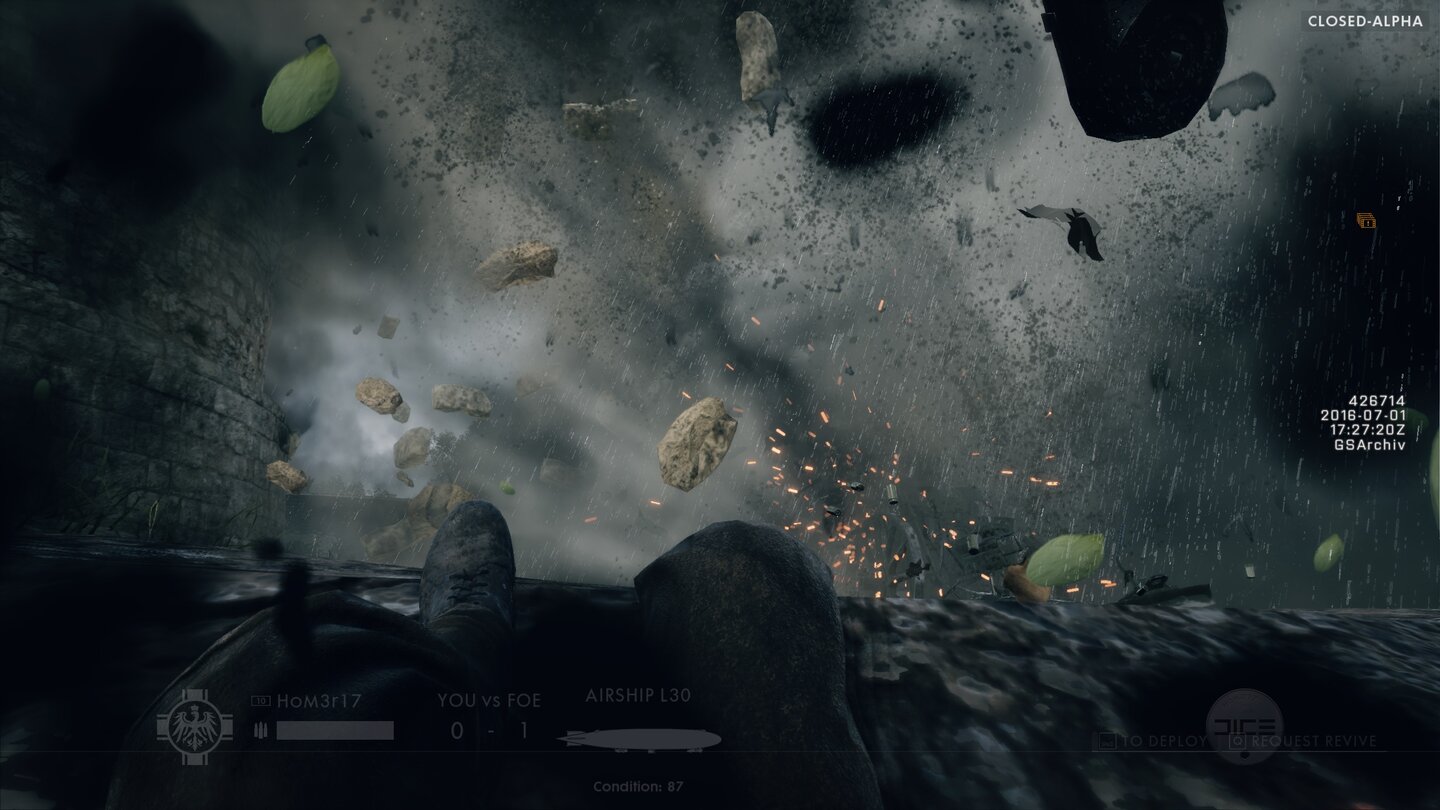 Battlefield 1 - Explosionen