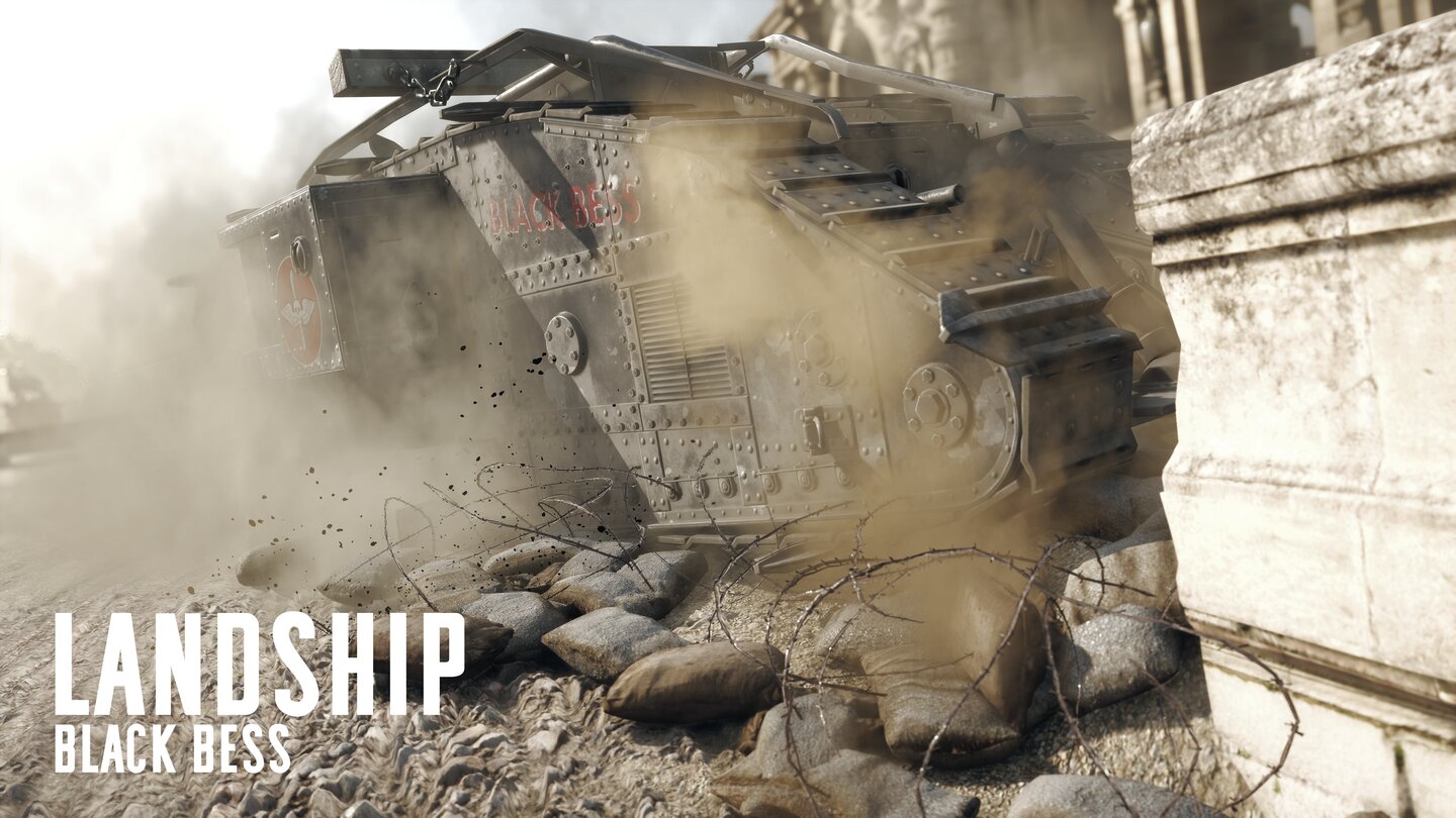 Landship »Black Bess«: Absolviert die komplette Einzelspielerkampagne und sammelt alle Feldanleitungen und Kodex-Einträge.