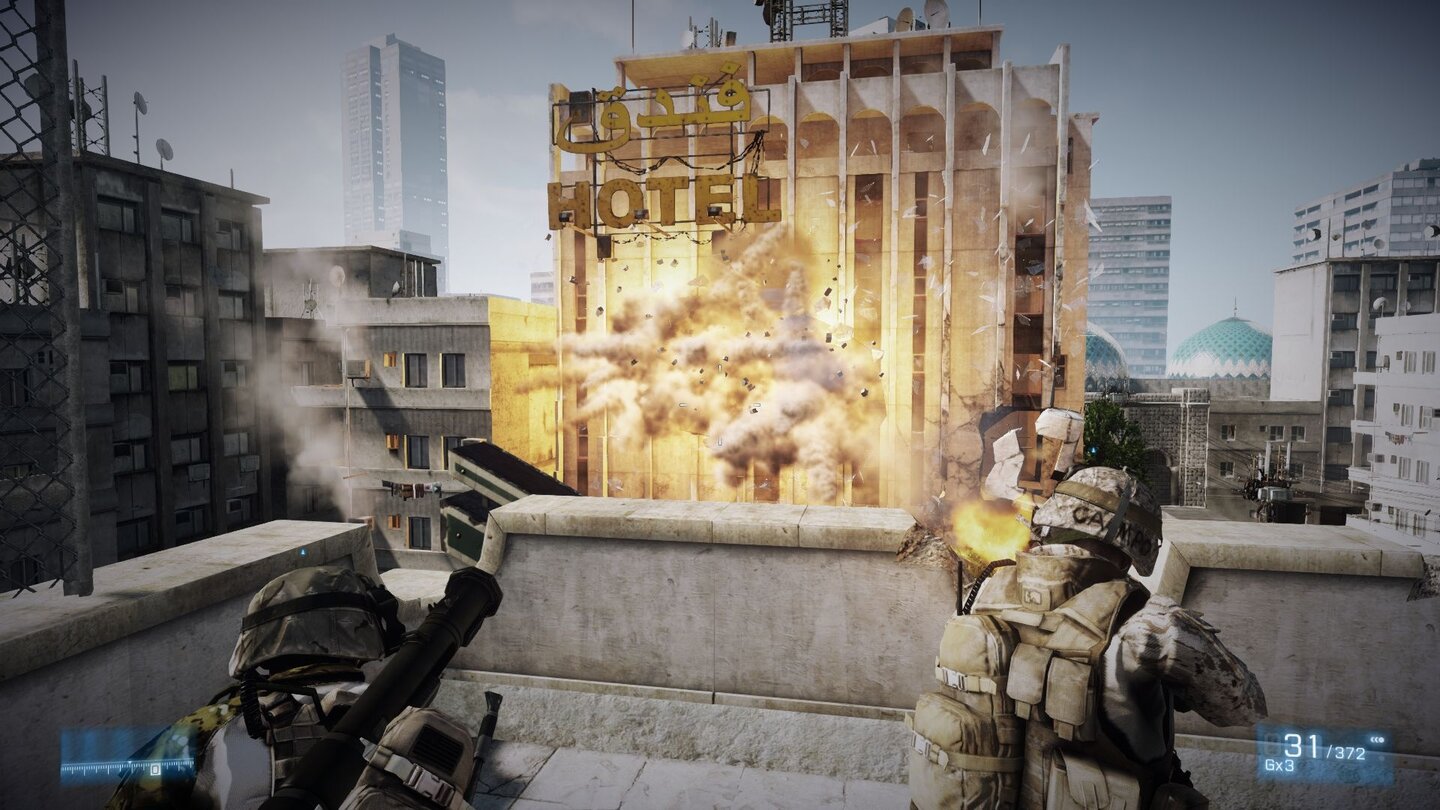 Explosionen in Battlefield 3