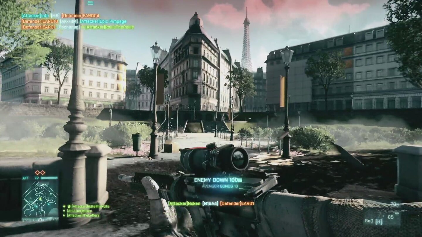 Battlefield 3 - Screenshots von der Mehrspieler-Karte Operation Metro (Quelle: E3-Trailer)