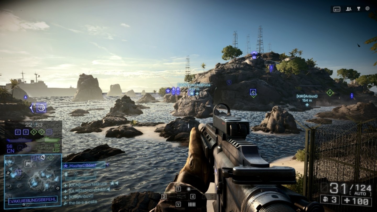 Battlefield 4 - Naval StrikeWow, auf manchen Maps genießen wir einen tollen Ausblick.