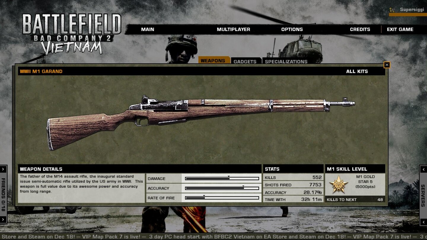 Battlefield: Bad Company 2 - Vietnam - Unlocks