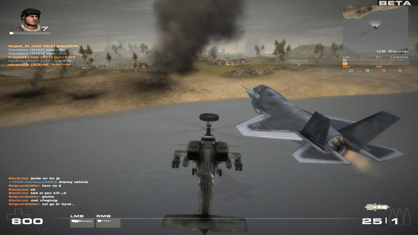 Battlefield Play4FreeWer fliegen will, muss einen Trainingspunkt investieren. Das soll Idiotenpiloten abschrecken - tut's aber nicht.