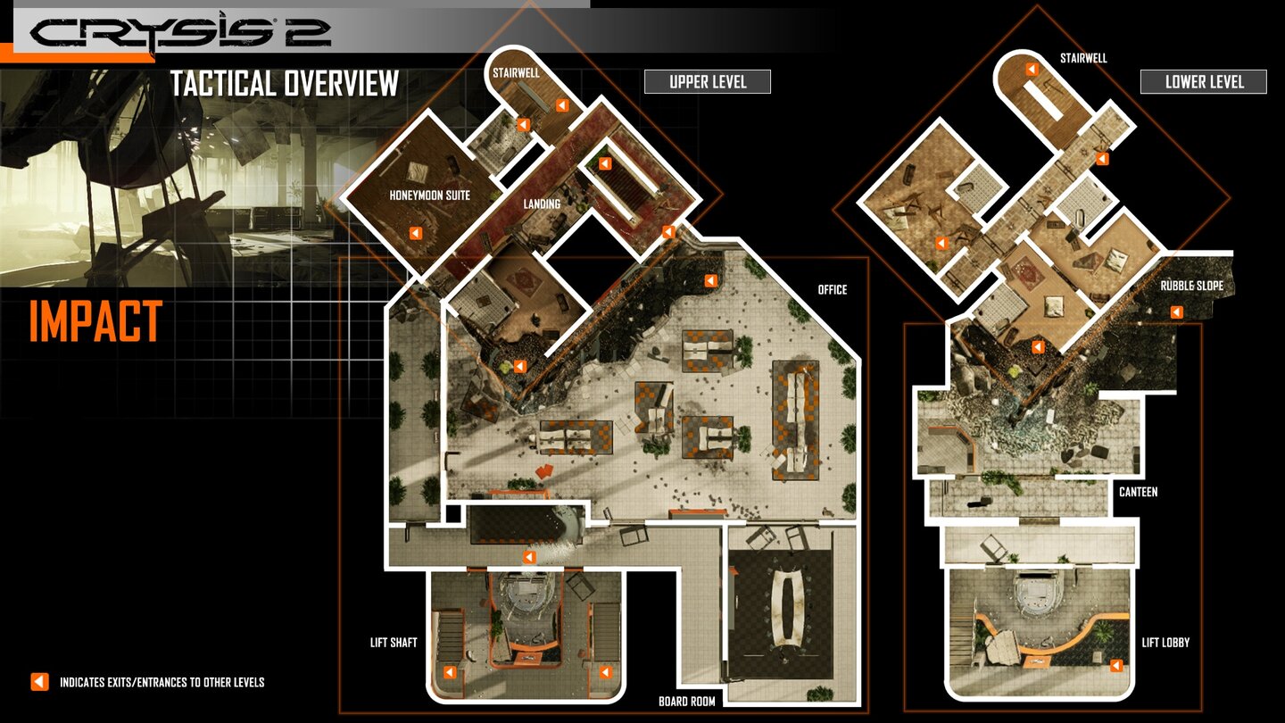 Cysis 2 - Multiplayer-Karte: EinschlagTaktische Übersicht