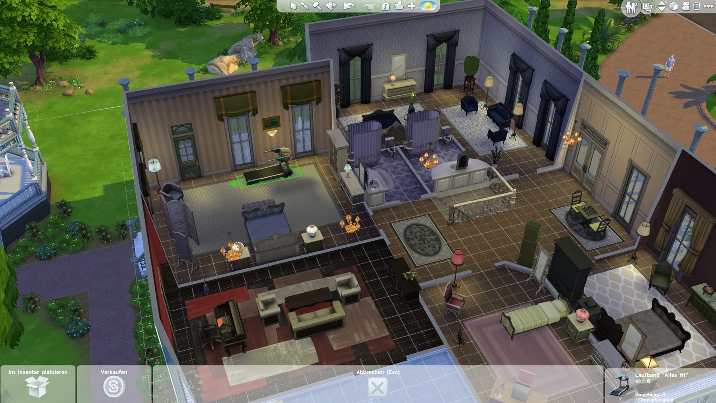 Die Sims 4 - Screenshots aus der Test-VersionDas Erweitern und Umbauen des Eigenheims macht wieder viel Spaß, auch wenn Keller und Pools fehlen.