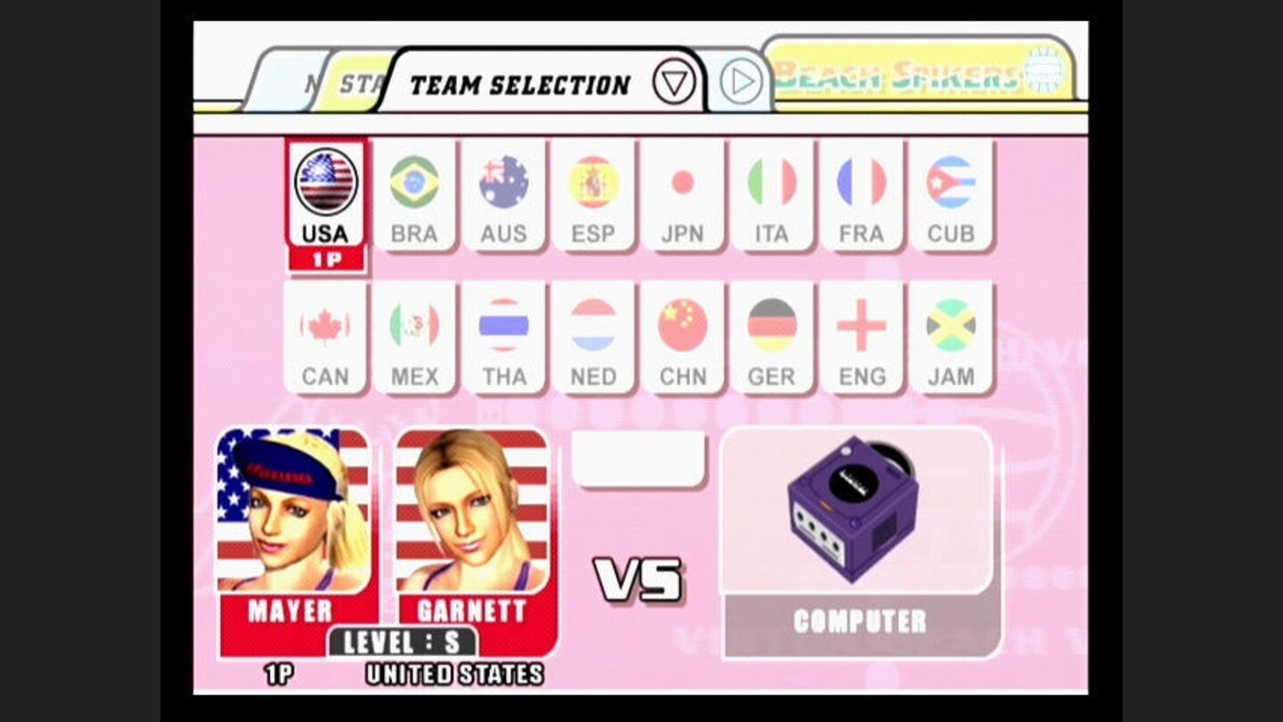 Choose teams for arcade mode