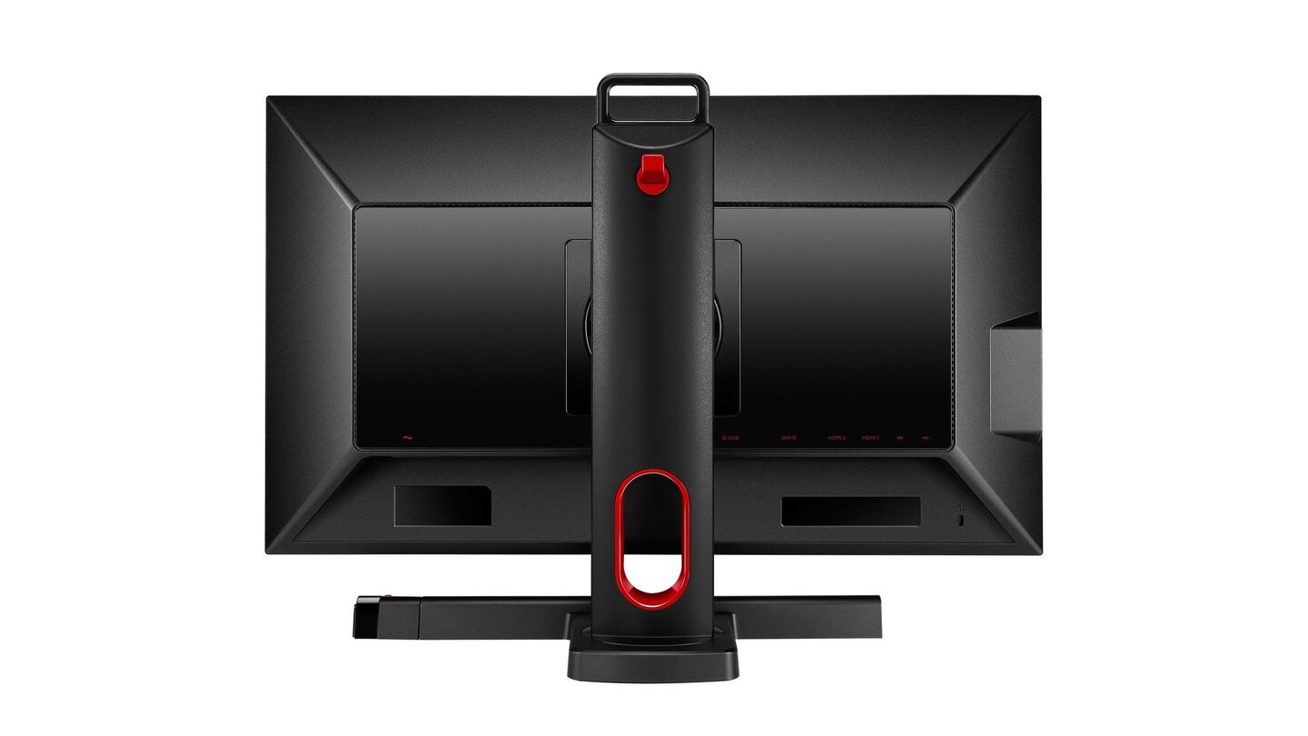 Mit Anschlüssen geizt Benq nicht. Neben der analogen VGA- und digitalen DVI-D-Buchse finden sich auch noch zwei HDMI-Anschlüsse sowie drei USB-Ports.