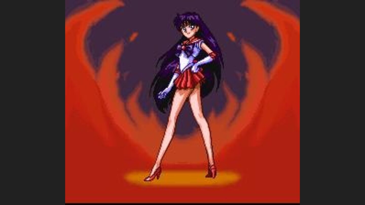 The girl is getting ready...