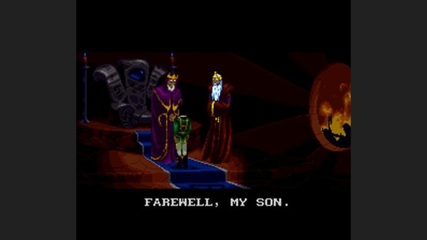 ... our young Hero is given the light stone ...