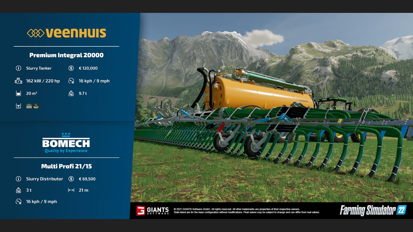 Landwirtschafts Simulator 22 Veenhuis Premium Integral 20000 und Bomech Multi Profi 2115