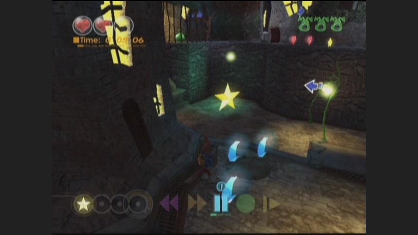 You must collect at least 3 of the same type of crystal to gain a Time Control. Getting these blue crystals will grant me one Pause.