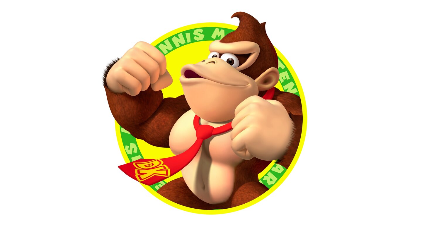 Mario Tennis Open - Die Charaktere und ihre EigenschaftenDonkey Kong (kraftvoll)