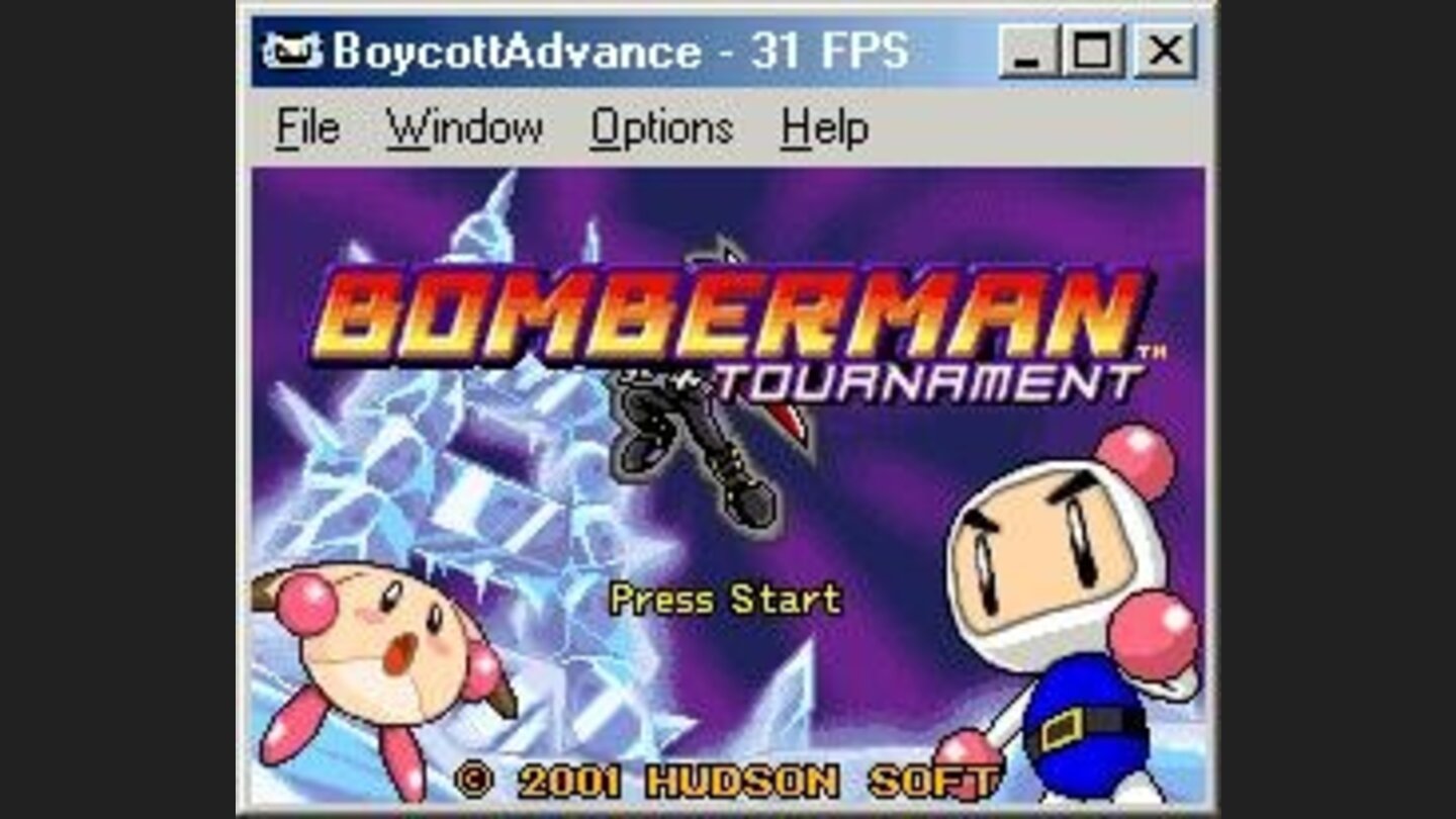 The main menu