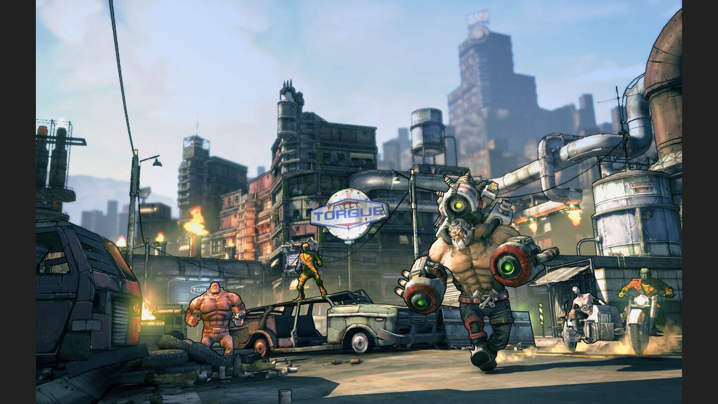 Borderlands 2: Mr. Torgues Kampagne des MetzelnsNicht ganz so unverwechselbar: Die neuen Umgebungen.