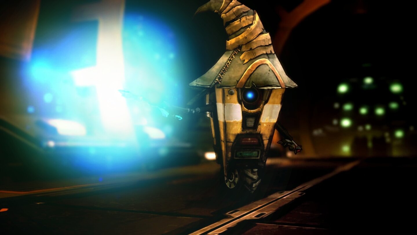 Borderlands: The Handsome CollectionDer plapperfreudige Claptrap ist in Borderlands: The Pre-Sequel spielbar.