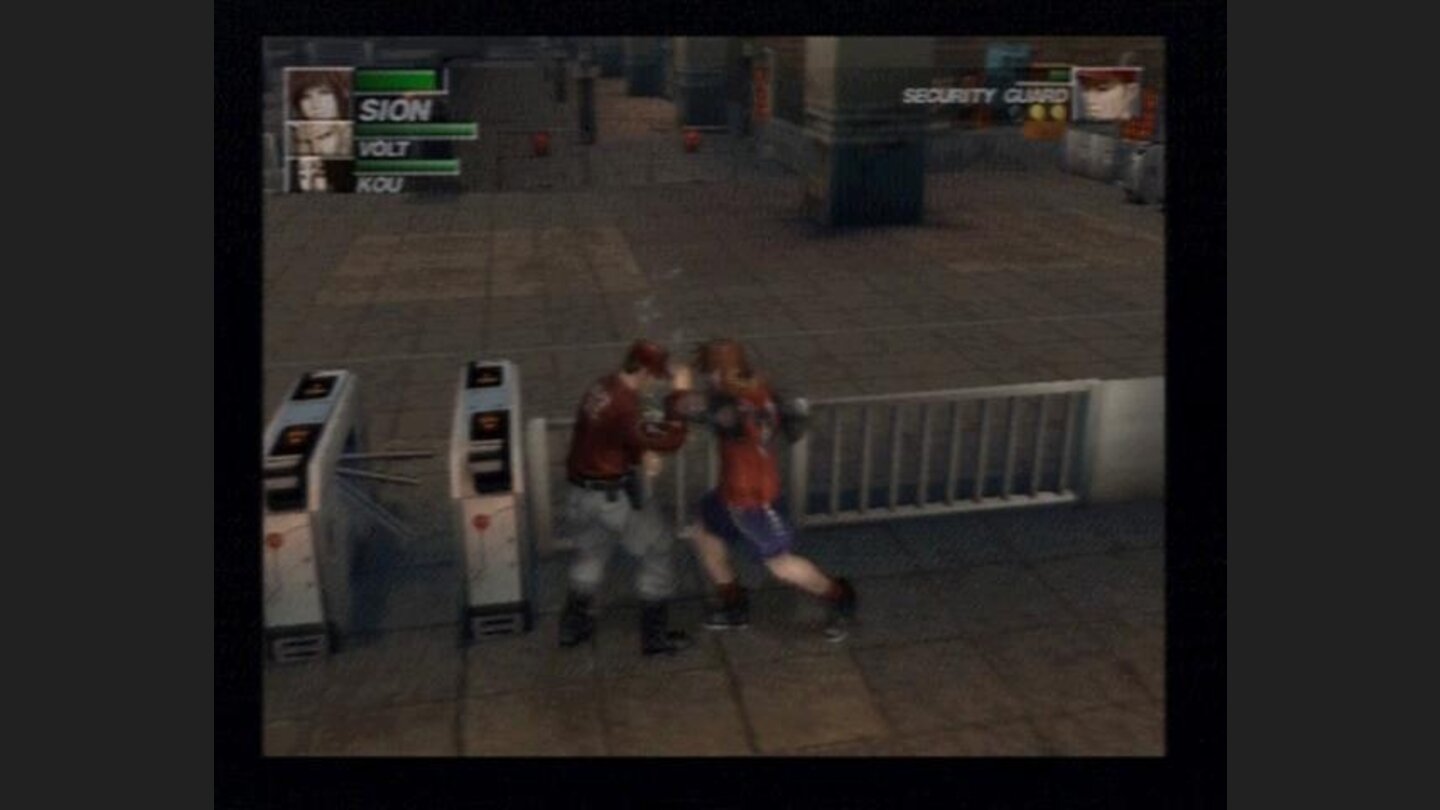 Was that a blockade or this guy lost some teeth.