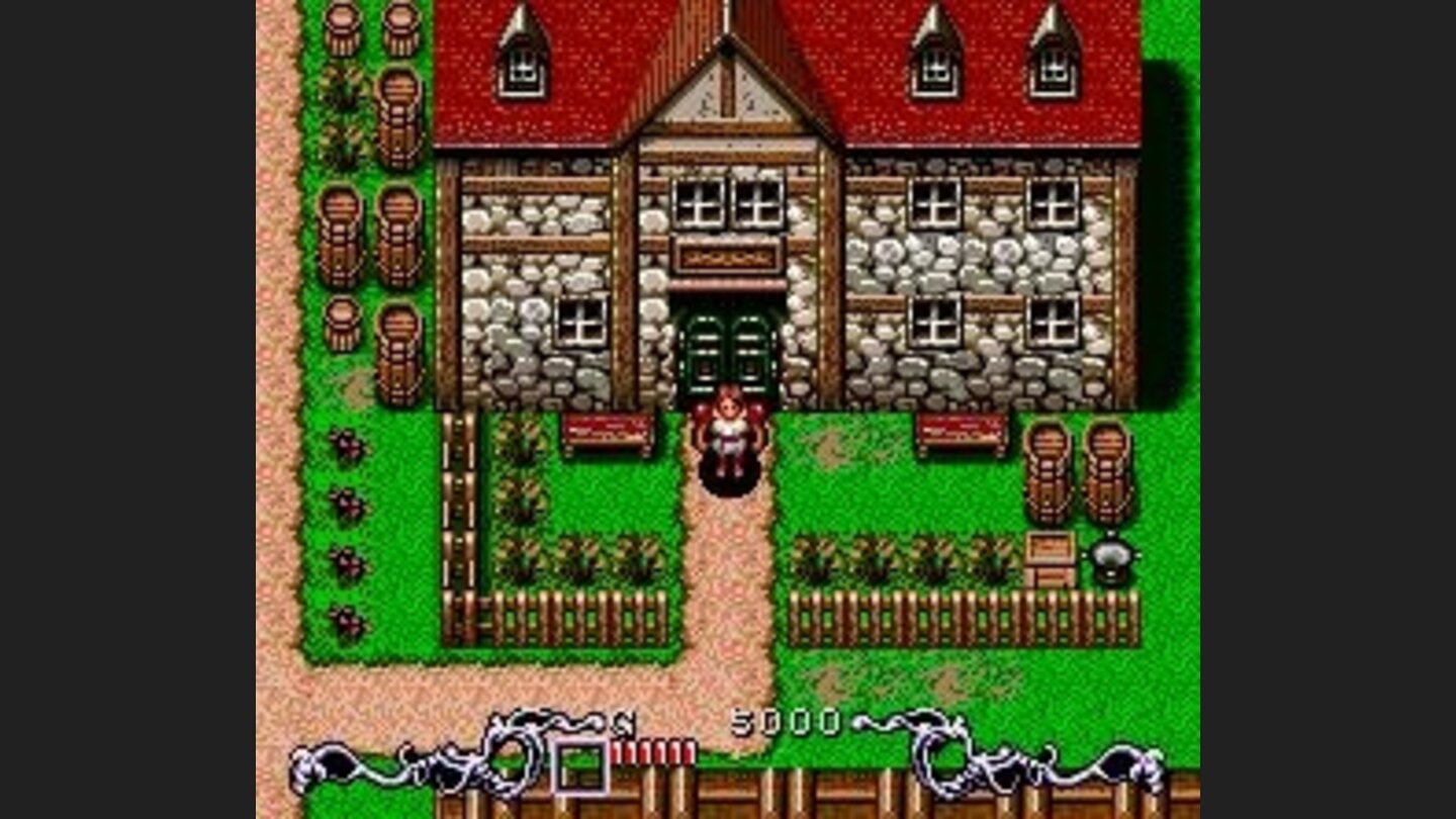The town looks nice...
