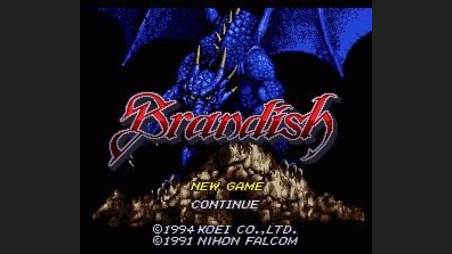 Japanese title screen