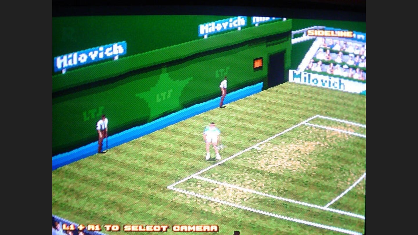 Action replay. The game cannot be played from this angle.