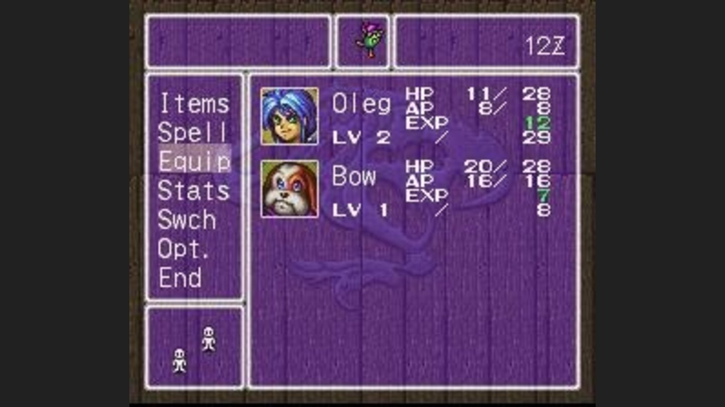 Main menu