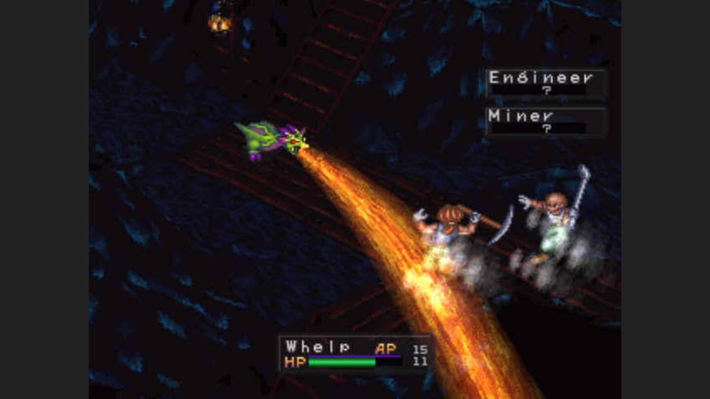 Powerful dragon fire