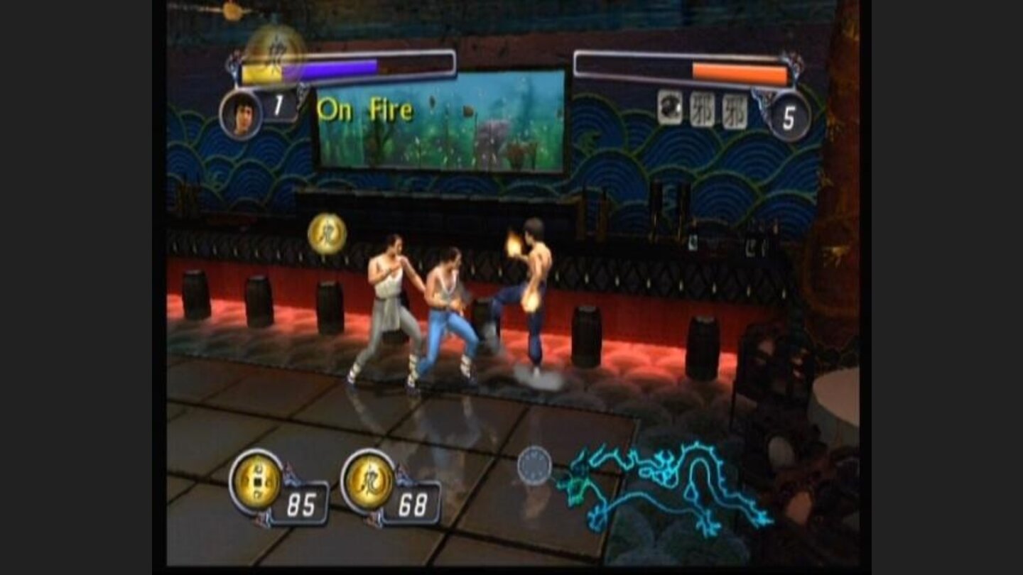 You can activate fire kicks (which are limited and you collect coins for them) to help you deal with tougher enemies