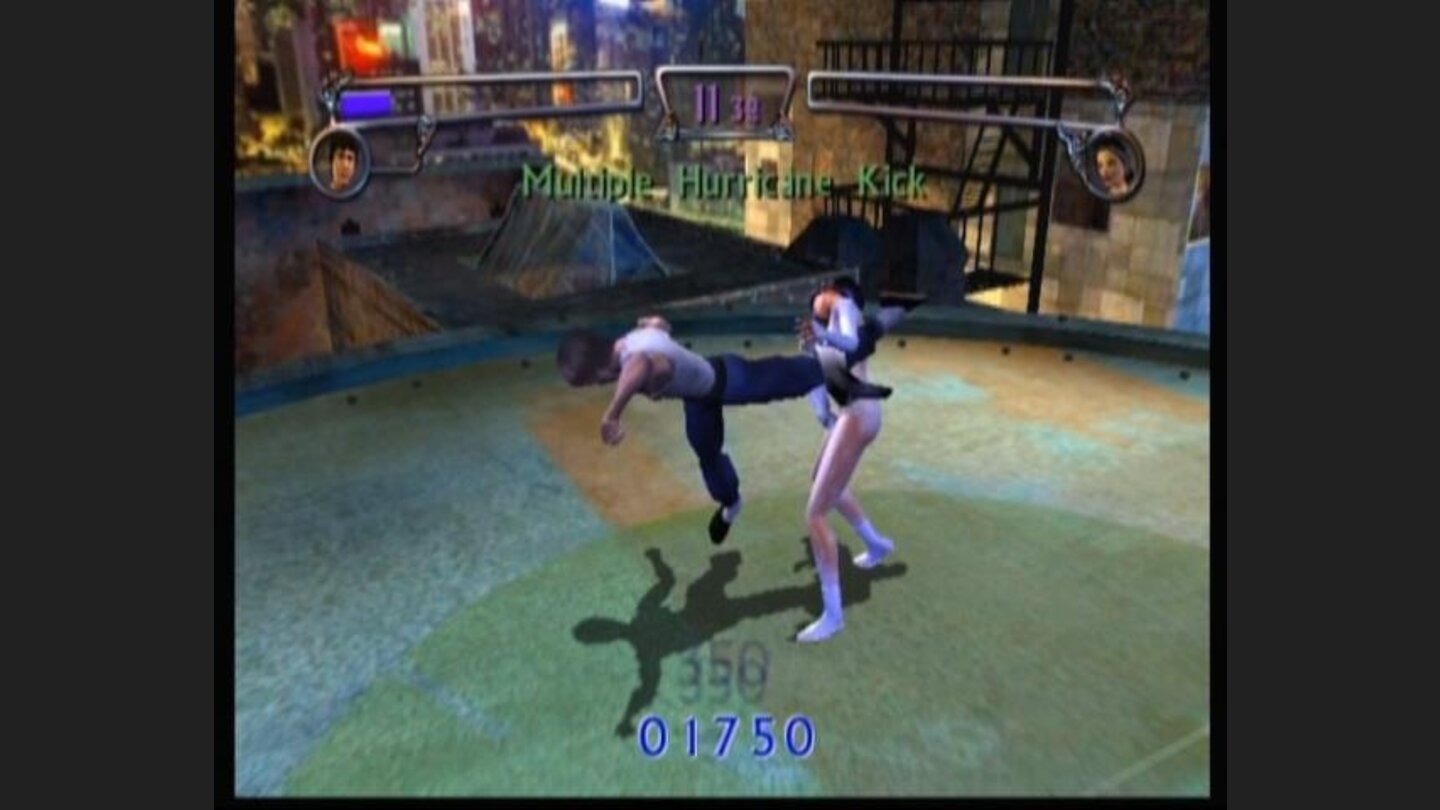 Multiple hurricane kick works better against multiple targets, but looks good as a finishing kick just as well