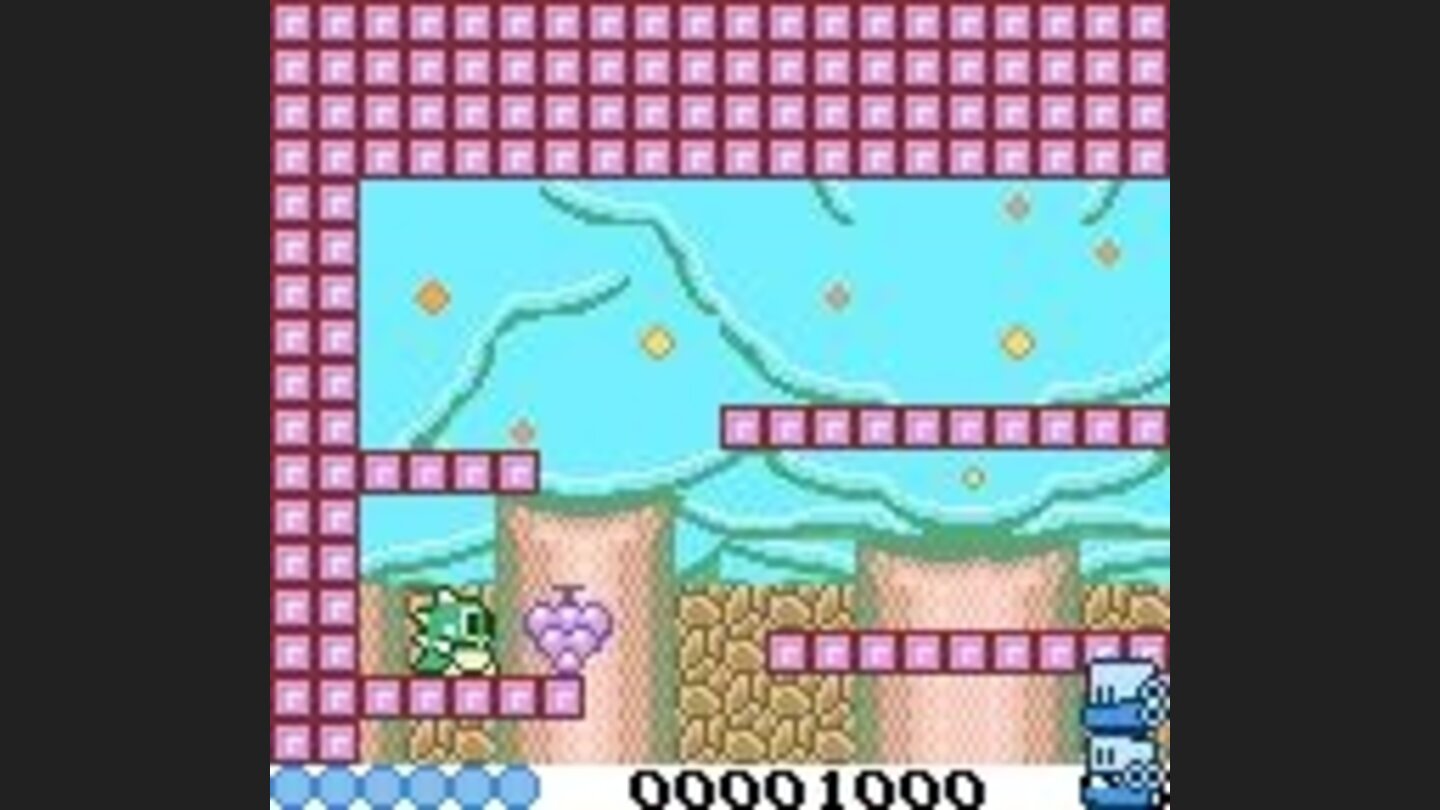 When you burst bubbles that contain enemies, they will leave fruit behind