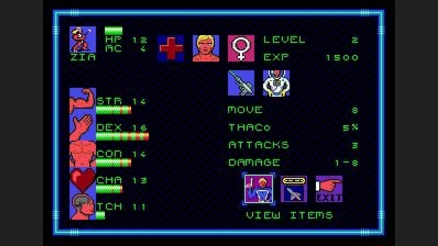 Character information