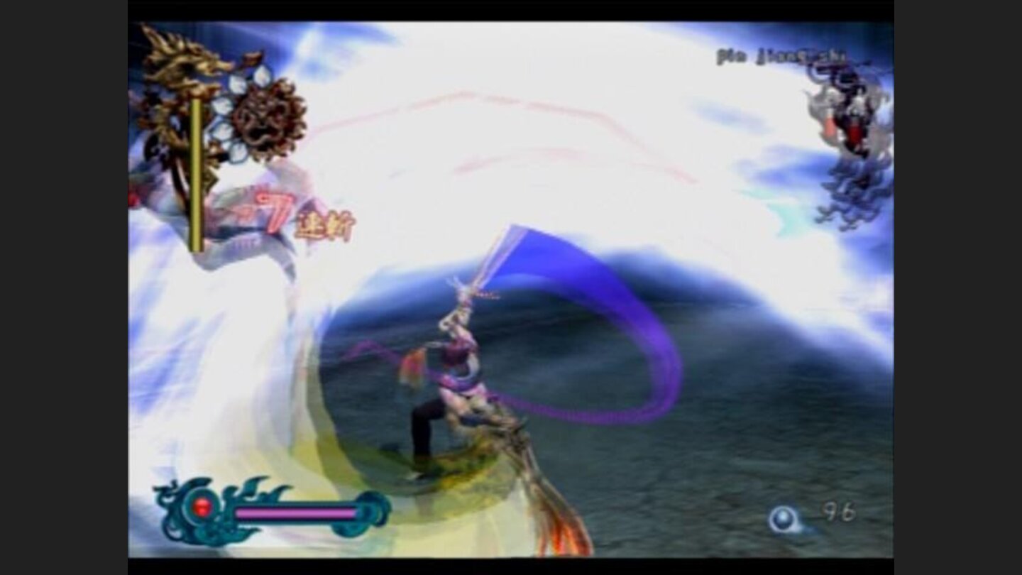 Trying to nail the enemy to the floor with a powerful combo, striking a death blow