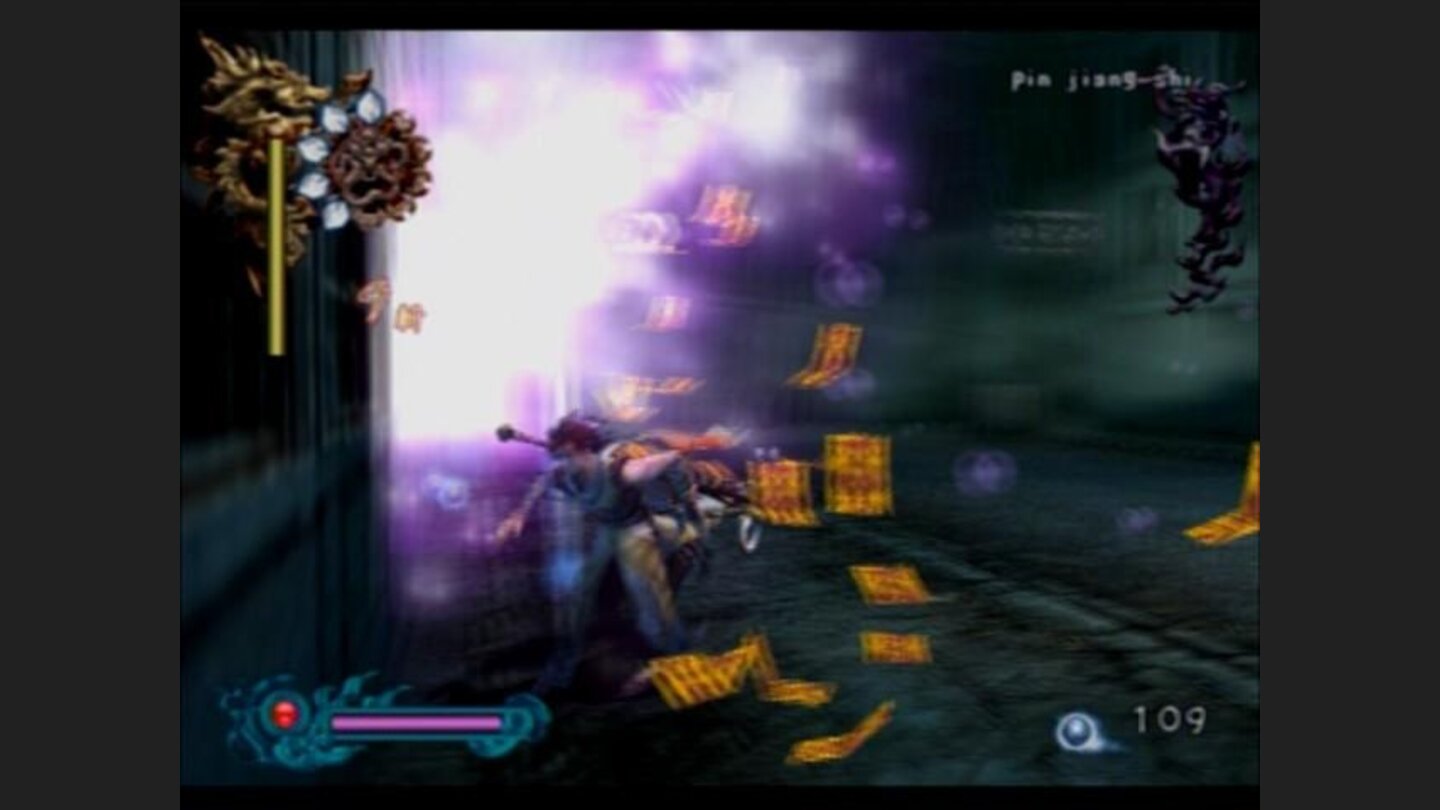 Each defeated enemy will leave glowing orbs for you to collect