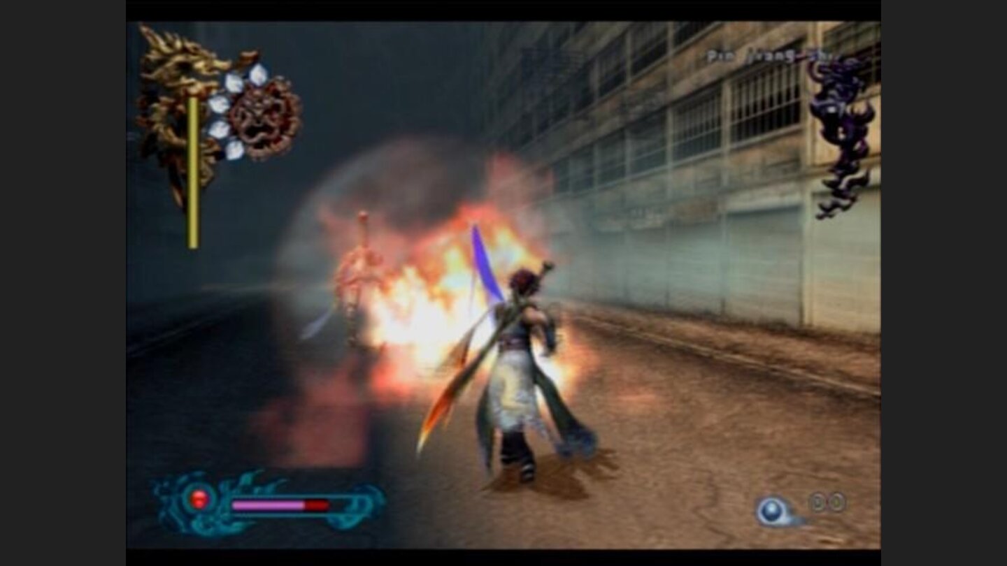 You can use magic attack when enemy is further away