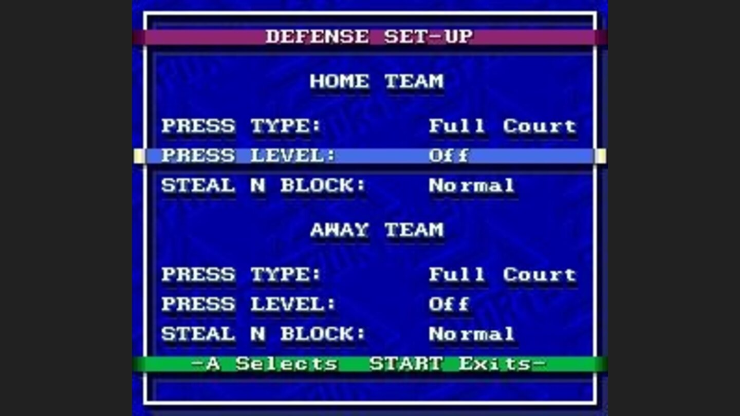 Defense set up