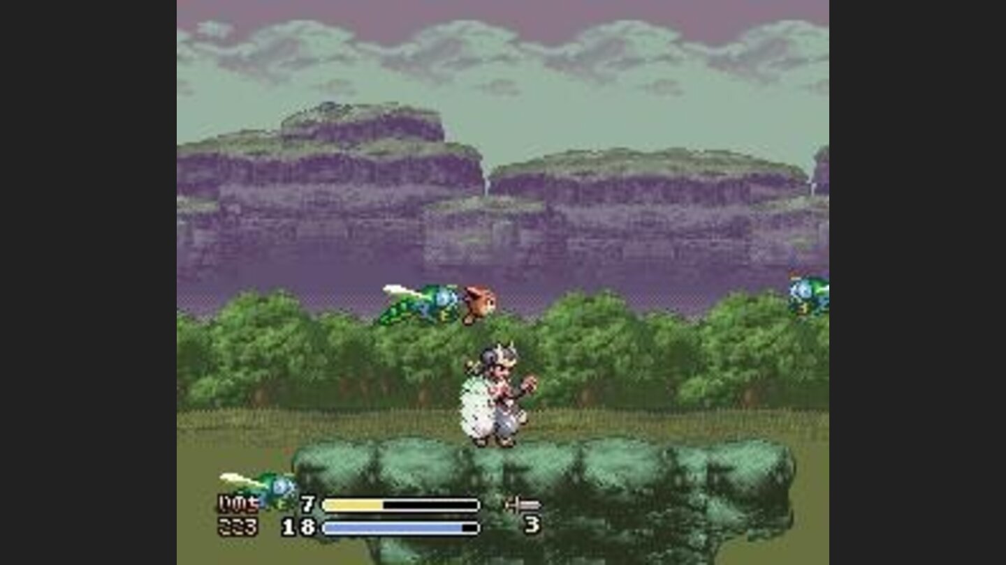 Fighting some pesky flying things