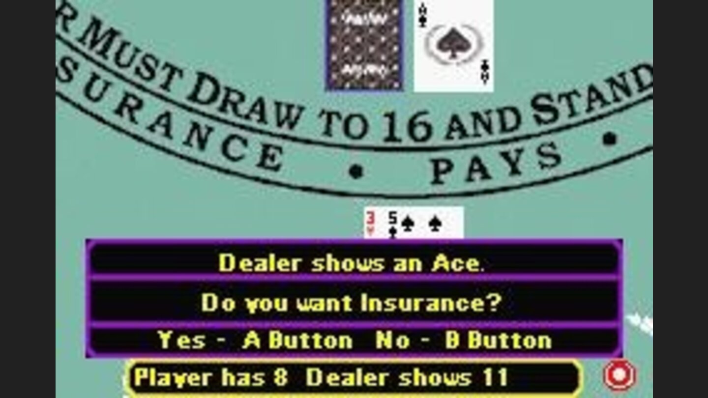 The dealer as an ace, you are asked for insurance bet.